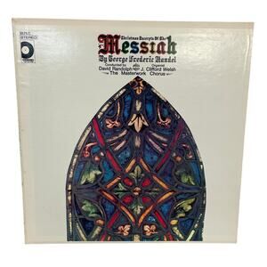 Vintage 1960s Christmas Excerpts of the Messiah Masterwork Chorus Vinyl Record
